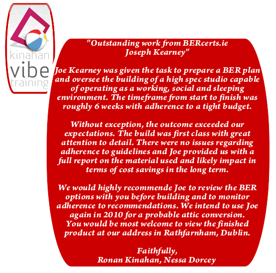 BER cert Vibe Testimonial